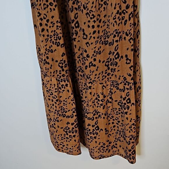 French Grey, leopard print summer dress. Size M. - Picture 4 of 5